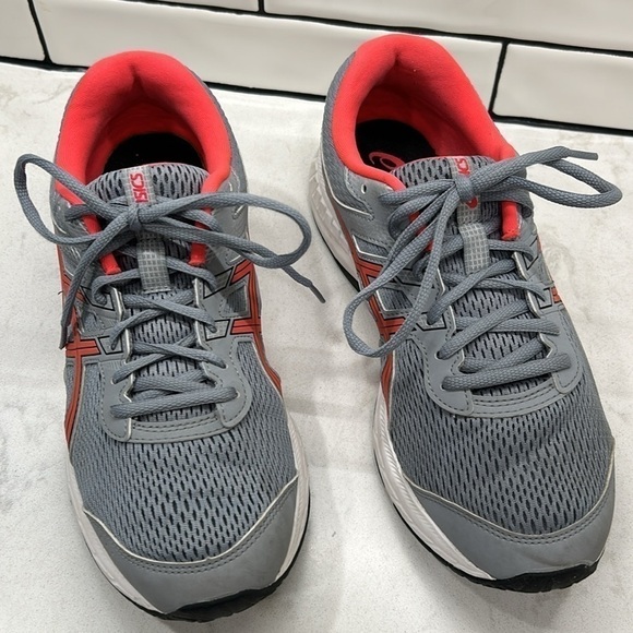 Women's ASICS GEL-Contend 6 Running Sneaker Sheet Rock/Diva Pink 8.5 - Picture 3 of 16